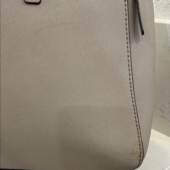 Kate Spade Taupe Satchel Bag. GUC - Picture 4 of 15